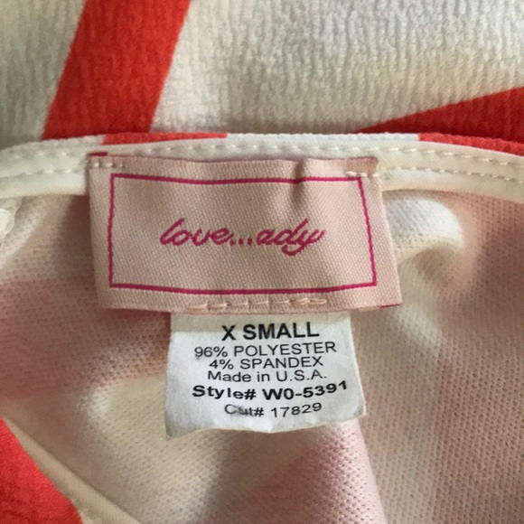 Fun & Flirty coral/white fit and flare dress 👗 - Picture 3 of 3